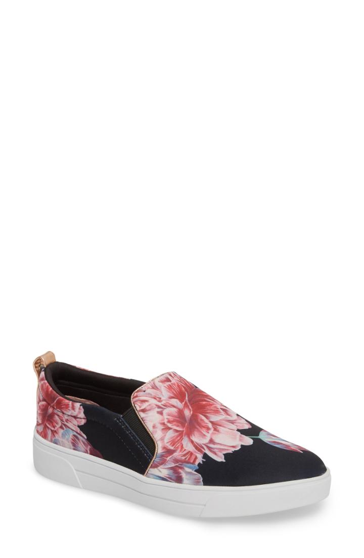Women's Ted Baker London Tancey Slip-on Sneaker .5 M - Black