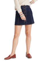 Women's Madewell Stretch Denim Straight Miniskirt