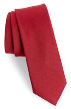 Men's The Tie Bar Cardinal Solid Silk Tie, Size - Red