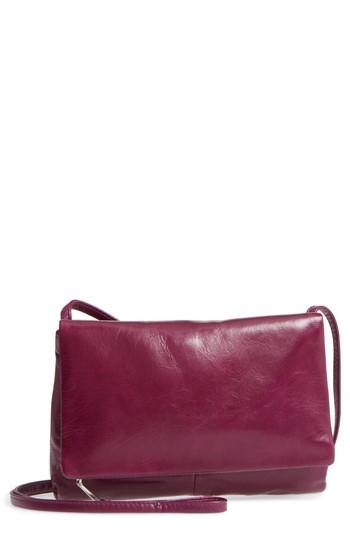 Hobo Mari Leather Crossbody Bag - Purple
