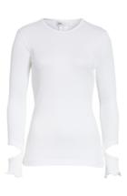 Women's Toga Ribbed Cutout Sweater Us / 36 Fr - White