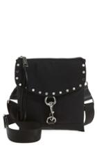 Rebecca Minkoff Nylon Flap Crossbody Bag - Black