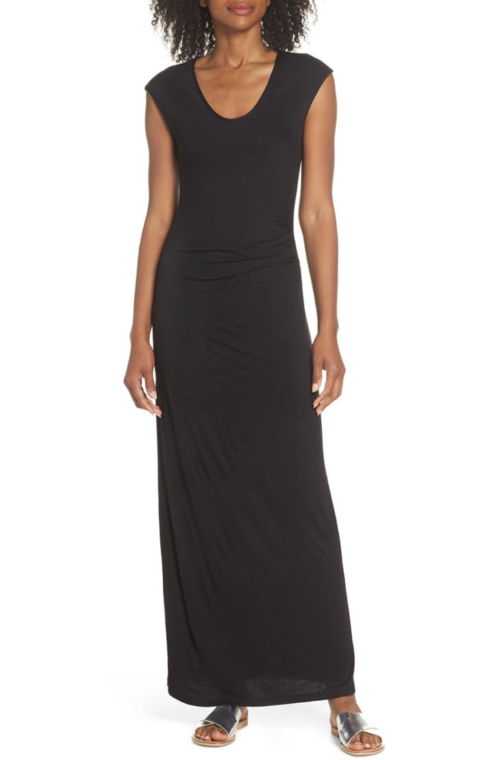 Women's Fraiche By J Ruched Jersey Maxi Dress