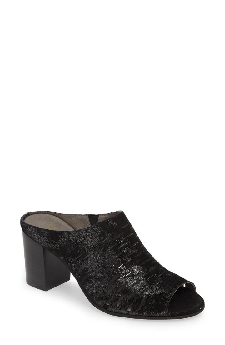 Women's David Tate Sweden Mule .5 M - Black