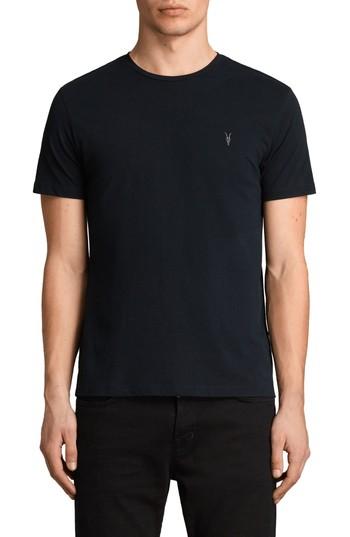 Men's Allsaints Brace Tonic Slim Fit Crewneck T-shirt - Blue