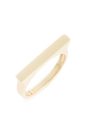 Women's Bony Levy 14kt Stackable Bar Ring (nordstrom Exclusive)