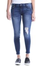 Women's Kut From The Kloth Connie Ripped Ankle Skinny Jeans - Blue