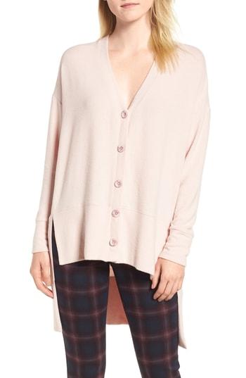 Women's Gibson High/low Easy Cardigan - Pink