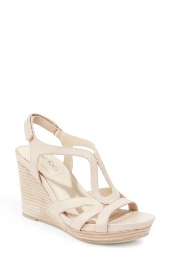 Women's Me Too Alanna Wedge Sandal W - Beige