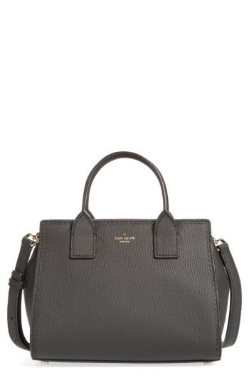 Kate Spade New York Dunne Lane Small Lake Leather Satchel - Black