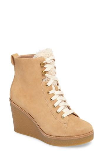 Women's Ugg Kiernan Wedge Bootie .5 M - Brown
