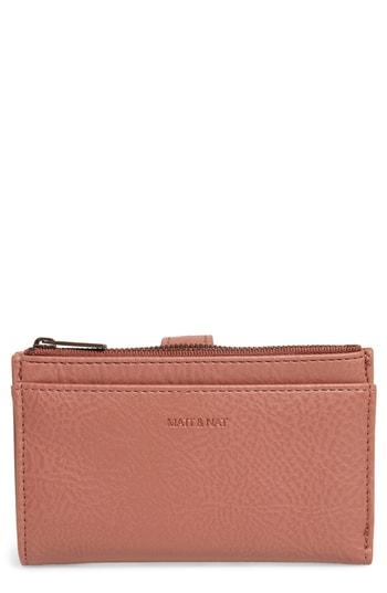 Women's Matt & Nat Small Motiv Faux Leather Wallet - Pink