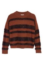 Women's Madewell Tinsel Stripe Sweater - Brown