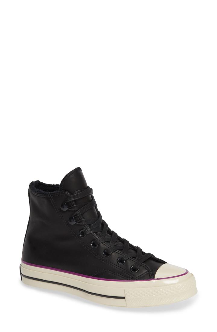 Women's Converse Chuck Taylor All Star Ct 70 Street Warmer High Top Sneaker .5 M - Black