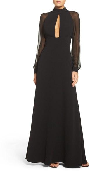 Women's Jill Jill Stuart Keyhole Neck Gown