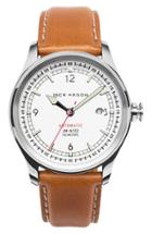 Men's Jack Mason Nautical Automatic Leather Strap Watch, 42mm