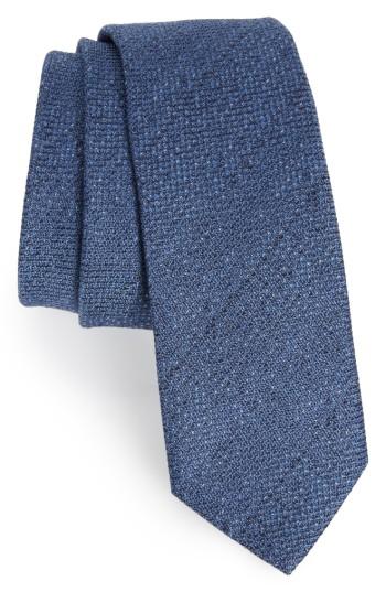Men's Boss Solid Silk & Wool Tie