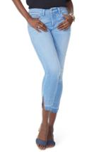 Women's Nydj Ami High Waist Wide Release Hem Skinny Ankle Jeans - Blue