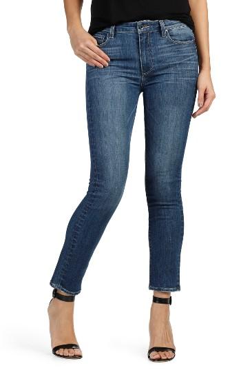 Women's Paige Julia High Waist Straight Leg Jeans - Blue