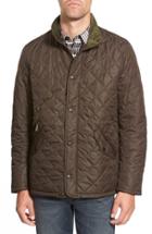 Men's Barbour 'chelsea' Regular Fit Quilted Jacket - Green