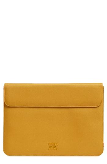 Herschel Supply Co. Spokane 13-inch Macbook Canvas Sleeve - Yellow