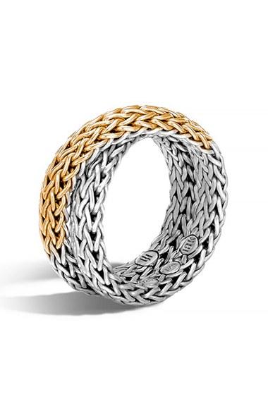 Women's John Hardy 'classic Chain' Overlap Ring