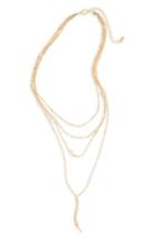 Women's Bp. Crystal & Chain Layered Necklace