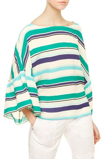 Women's Sanctuary Stripe Angel Sleeve Top