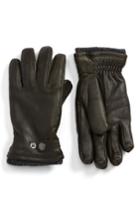Men's Hestra Utsjo Leather Gloves - Green