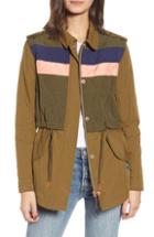 Women's Scotch & Soda Quilted Army Jacket - Green
