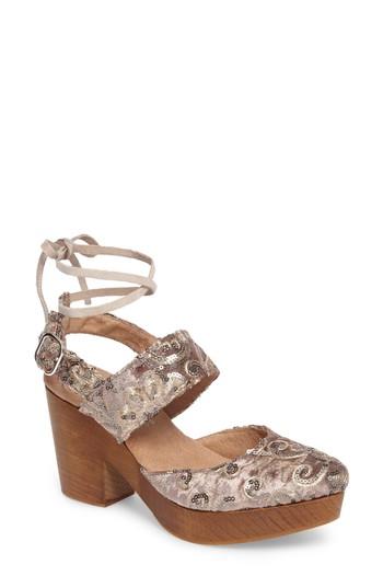 Women's Free People Monaco Clog Sandal .5-8us / 38eu - Grey