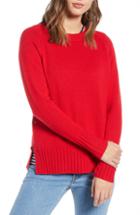 Women's 1901 Side Button Sweater - Red