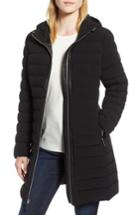 Women's Michael Michael Kors Quilted Packable Coat - Black