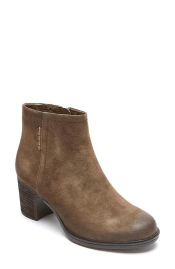 Women's Rockport Cobb Hill Natashya Bootie M - Brown