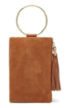 Thacker Nolita Ring Handle Suede Clutch -