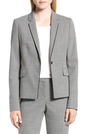 Women's Boss Jorita Wool Blend Suit Jacket - Black