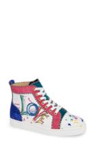 Women's Christian Louboutin Love High Top Sneaker .5us / 35.5eu - White