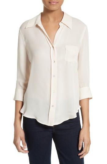 Women's L'agence Silk Blouse - Pink