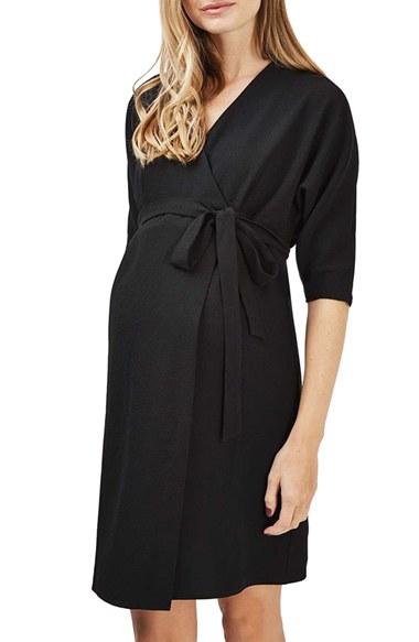 Women's Topshop Dolman Wrap Maternity Dress