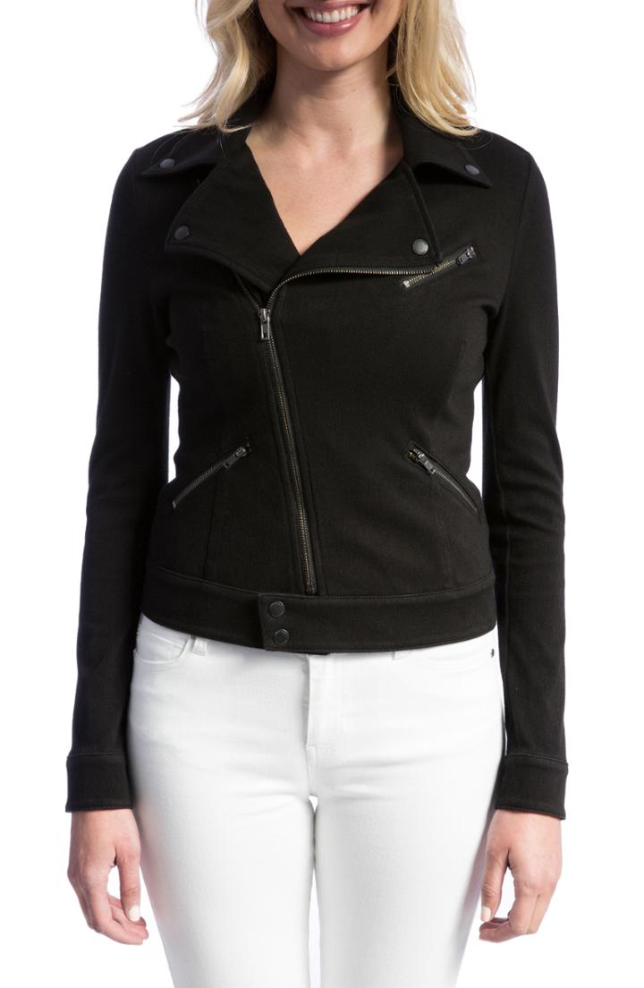 Women's Liverpool New Moto Stretch Cotton Jacket