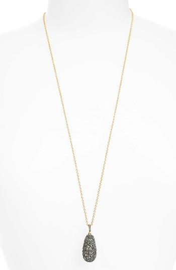 Women's Freida Rothman Pebblestone Long Pendant Necklace