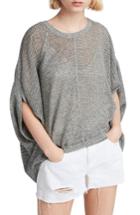 Women's Allsaints Levita Twist Tee - Grey