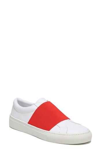 Women's Via Spiga Saran Slip-on Sneaker M - White