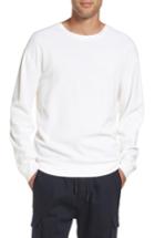 Men's Vince Waffle Knit Sweatshirt, Size - White