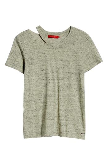 Women's N:philanthropy Zander Shoulder Cutout Tee - Grey