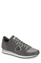 Men's Philippe Model Tropez Low Top Sneaker Us / 41eu - Grey