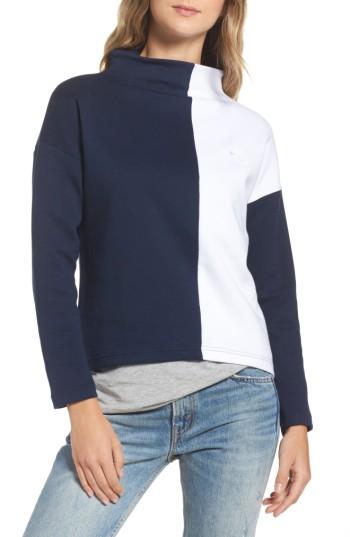 Women's Reebok Crop Colorblock Turtleneck