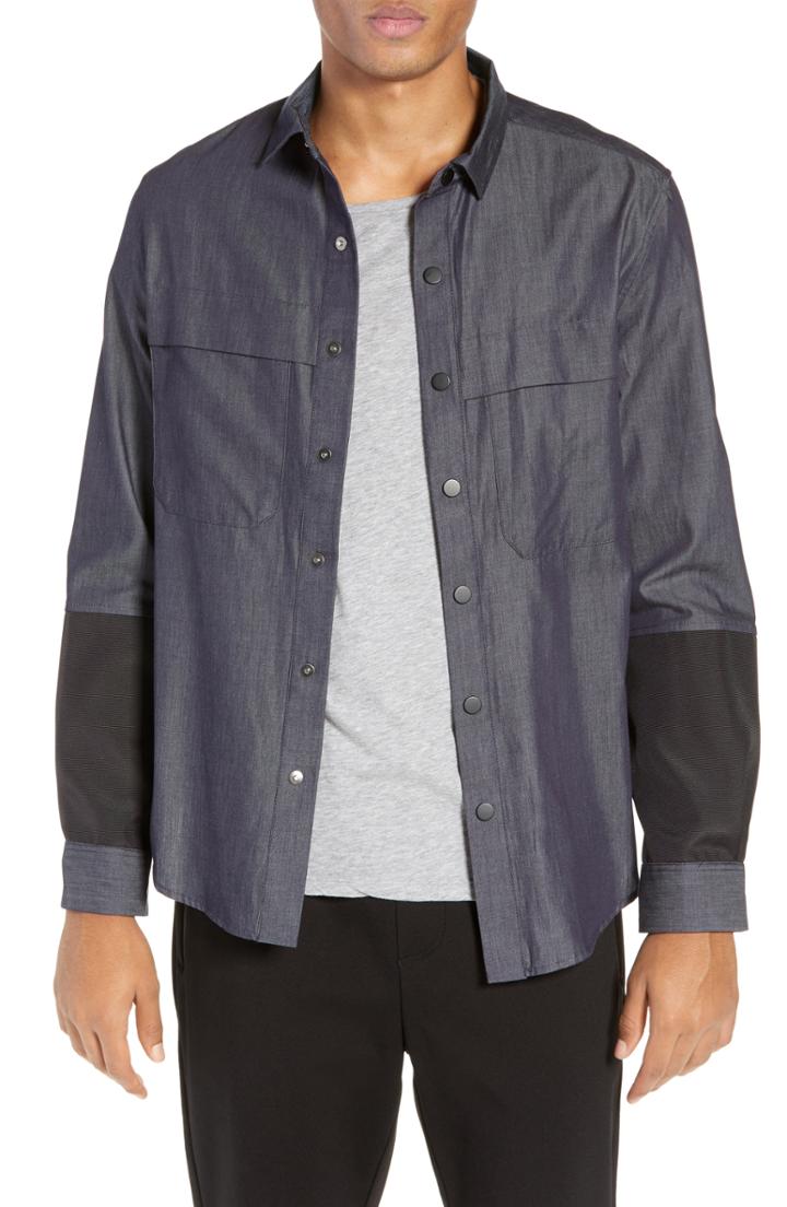 Men's River Stone Snap Denim Shirt
