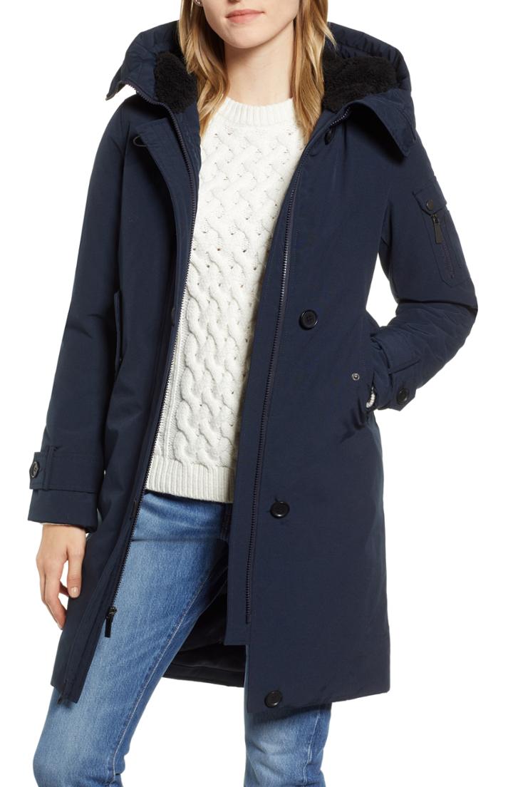 Women's Halogen Heavyweight Parka - Blue
