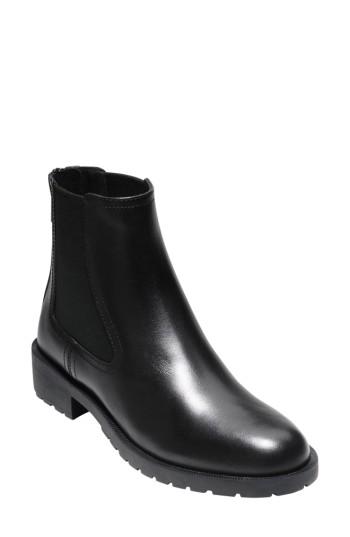Women's Cole Haan Stanton Weatherproof Chelsea Boot .5 B - Black